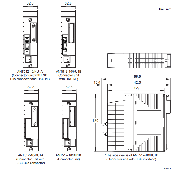 Optical ESB Bus Repeater Slave Module for 5 km to 50 km (ANT512)